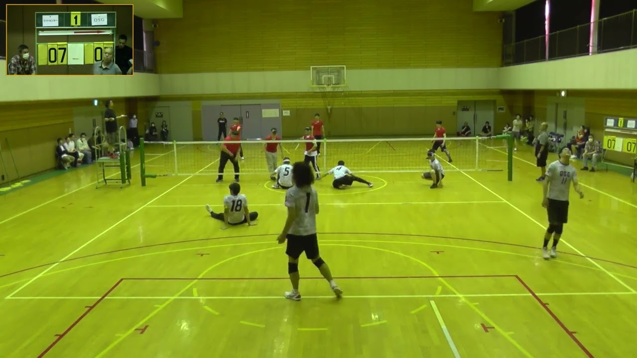フロアバレーボール 第11回JFVAクラブ日本一決定戦 決勝戦　OSG vs ライトセンター球技クラブ